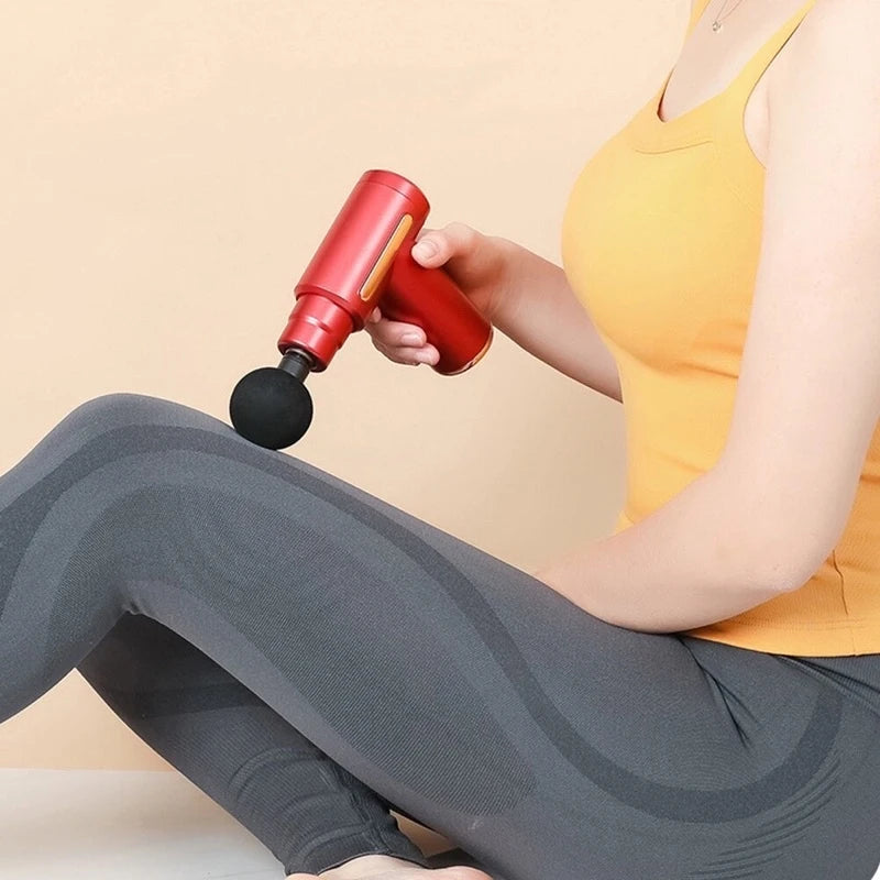 Massageador Muscular Profissional Elétrico Portátil Pistola Aparelho Fisioterapia
