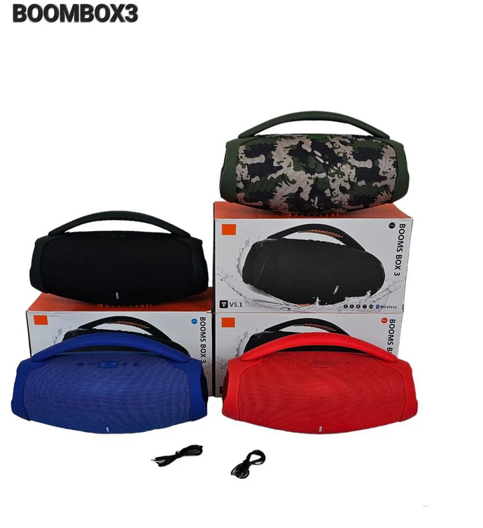 🔥 ¡NO TE PIERDAS ESTA OFERTA IMPERDIBLE! 🔥 🎵 Parlante JBL Boombox 3 – ¡Potencia, Estilo y Sonido de Calidad para Todos los Momentos!