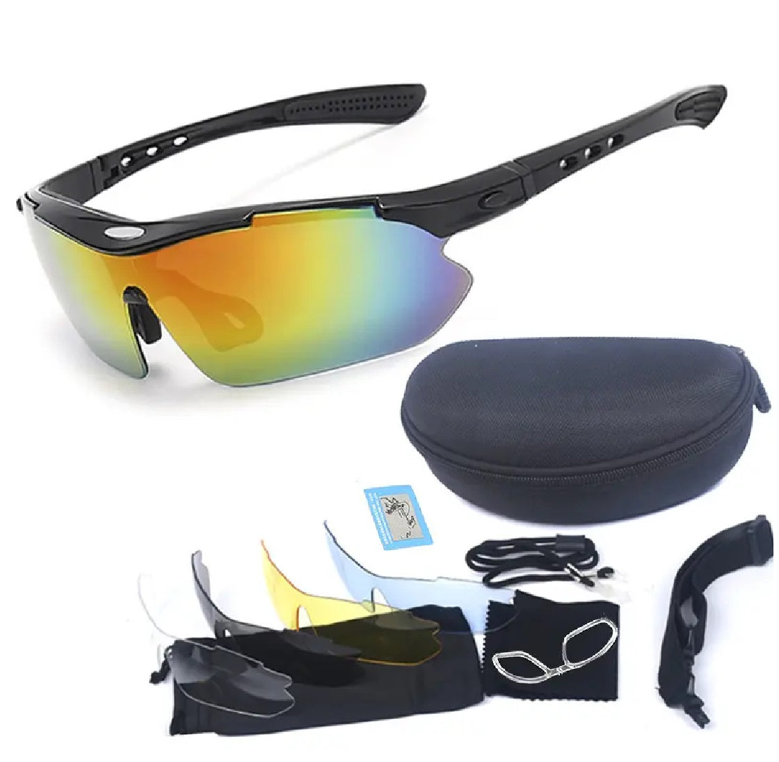 🕶️ Gafas Deportivas Tácticas con Lentes Polarizadas y Antirreflejo – Estilo, Protección y Rendimiento Total